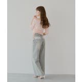 【Chico】ドレープニット+レースペプラムキャミSET | PAL GROUP OUTLET | 詳細画像7