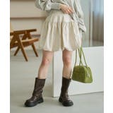 【Kastane】レザーライクバルーンミニスカート | PAL GROUP OUTLET | 詳細画像1