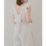 【Chico】バックリボンフリルサロペット | PAL GROUP OUTLET | 詳細画像17