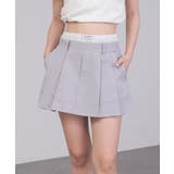 GRY | 【RAY CASSIN】ウエストレイヤードプリーツスカパン | PAL GROUP OUTLET