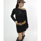 BLK | 【WHO'S WHO gallery】オフショルミニワンピ | PAL GROUP OUTLET