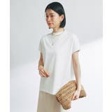 【un dix cors】モックネックプレーンT | PAL GROUP OUTLET | 詳細画像2