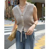 BE | 【DouDou】GOLDボタンニットベスト | PAL GROUP OUTLET