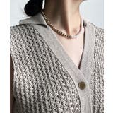 【DouDou】GOLDボタンニットベスト | PAL GROUP OUTLET | 詳細画像13
