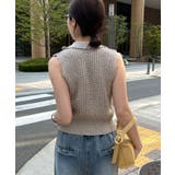【DouDou】GOLDボタンニットベスト | PAL GROUP OUTLET | 詳細画像5