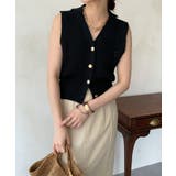 【DouDou】GOLDボタンニットベスト | PAL GROUP OUTLET | 詳細画像25