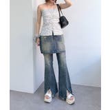 【mystic】「mline」ダメージデニムスカート | PAL GROUP OUTLET | 詳細画像5