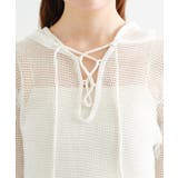 【Kastane】メッシュレースアップパーカー | PAL GROUP OUTLET | 詳細画像14