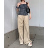 【mystic】[mline]刺繍チノパンツ | PAL GROUP OUTLET | 詳細画像3 