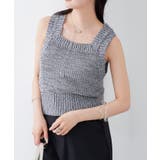 BLK | 【mystic】メッシュニットタンク | PAL GROUP OUTLET