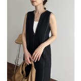 【CAPRICIEUX LE'MAGE】IラインデニムOP | PAL GROUP OUTLET | 詳細画像6