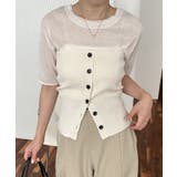 【CAPRICIEUX LE'MAGE】ビスチェSETシアーニットPO | PAL GROUP OUTLET | 詳細画像4