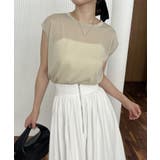 【CAPRICIEUX LE'MAGE】シアートップスフレアSK SET | PAL GROUP OUTLET | 詳細画像7