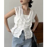 【CAPRICIEUX LE'MAGE】フリルギャザーBL | PAL GROUP OUTLET | 詳細画像13