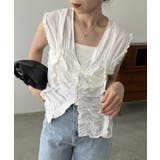 【CAPRICIEUX LE'MAGE】フリルギャザーBL | PAL GROUP OUTLET | 詳細画像9