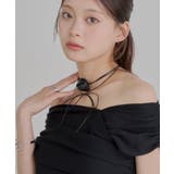 BK | 【Chico】ローズモチーフチョーカー | PAL GROUP OUTLET