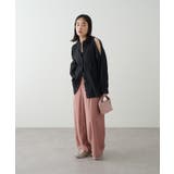 【Omekashi】ヨウリュウショルダースリットシャツ | PAL GROUP OUTLET | 詳細画像9