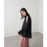 【Omekashi】ヨウリュウショルダースリットシャツ | PAL GROUP OUTLET | 詳細画像1