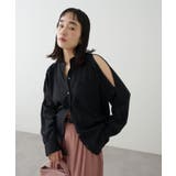 【Omekashi】ヨウリュウショルダースリットシャツ | PAL GROUP OUTLET | 詳細画像2