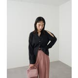 【Omekashi】ヨウリュウショルダースリットシャツ | PAL GROUP OUTLET | 詳細画像3