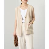 【Loungedress】リネンライクベスト | PAL GROUP OUTLET | 詳細画像5
