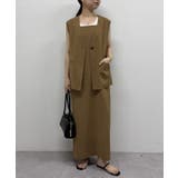 【Loungedress】リネンライクベスト | PAL GROUP OUTLET | 詳細画像10
