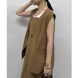【Loungedress】リネンライクベスト | PAL GROUP OUTLET | 詳細画像15