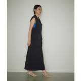 【earthy_】ナイロンロングベストワンピース | PAL GROUP OUTLET | 詳細画像4
