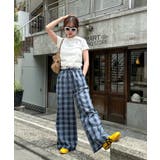 【RAY CASSIN】レイヤードチェックルーズPT | PAL GROUP OUTLET | 詳細画像19