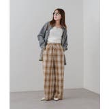 【RAY CASSIN】レイヤードチェックルーズPT | PAL GROUP OUTLET | 詳細画像25