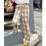 【RAY CASSIN】レイヤードチェックルーズPT | PAL GROUP OUTLET | 詳細画像28