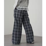 【RAY CASSIN】レイヤードチェックルーズPT | PAL GROUP OUTLET | 詳細画像4