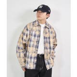 NVY | 【WHO'S WHO gallery】チェックペイントシャツ | PAL GROUP OUTLET