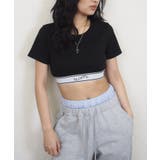 【WHO'S WHO gallery】SLラインゴムTEE | PAL GROUP OUTLET | 詳細画像1
