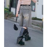 【RAY CASSIN】ベルト付ハーフルーズデニムPT | PAL GROUP OUTLET | 詳細画像5 