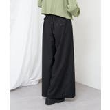 【RAY CASSIN】ステッチ入りベルト付きワイドタックスラックスPT | PAL GROUP OUTLET | 詳細画像13