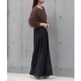 【RAY CASSIN】ステッチ入りベルト付きワイドタックスラックスPT | PAL GROUP OUTLET | 詳細画像17