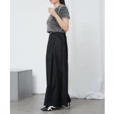 【RAY CASSIN】ステッチ入りベルト付きワイドタックスラックスPT | PAL GROUP OUTLET | 詳細画像24