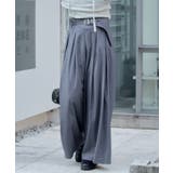 【RAY CASSIN】ステッチ入りベルト付きワイドタックスラックスPT | PAL GROUP OUTLET | 詳細画像29