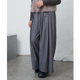 【RAY CASSIN】ステッチ入りベルト付きワイドタックスラックスPT | PAL GROUP OUTLET | 詳細画像40