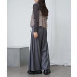 【RAY CASSIN】ステッチ入りベルト付きワイドタックスラックスPT | PAL GROUP OUTLET | 詳細画像42