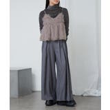 【RAY CASSIN】ステッチ入りベルト付きワイドタックスラックスPT | PAL GROUP OUTLET | 詳細画像46