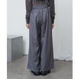【RAY CASSIN】ステッチ入りベルト付きワイドタックスラックスPT | PAL GROUP OUTLET | 詳細画像49