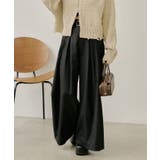 【RAY CASSIN】ステッチ入りベルト付きワイドタックスラックスPT | PAL GROUP OUTLET | 詳細画像5