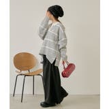 【RAY CASSIN】ステッチ入りベルト付きワイドタックスラックスPT | PAL GROUP OUTLET | 詳細画像7