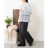 【RAY CASSIN】肩あきレースフリルブラウス | PAL GROUP OUTLET | 詳細画像12