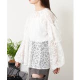 【RAY CASSIN】肩あきレースフリルブラウス | PAL GROUP OUTLET | 詳細画像4