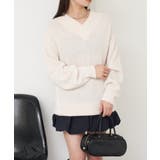 【RAY CASSIN】アンゴラVネックニット | PAL GROUP OUTLET | 詳細画像1