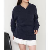 【RAY CASSIN】アンゴラVネックニット | PAL GROUP OUTLET | 詳細画像24