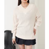 【RAY CASSIN】アンゴラVネックニット | PAL GROUP OUTLET | 詳細画像5